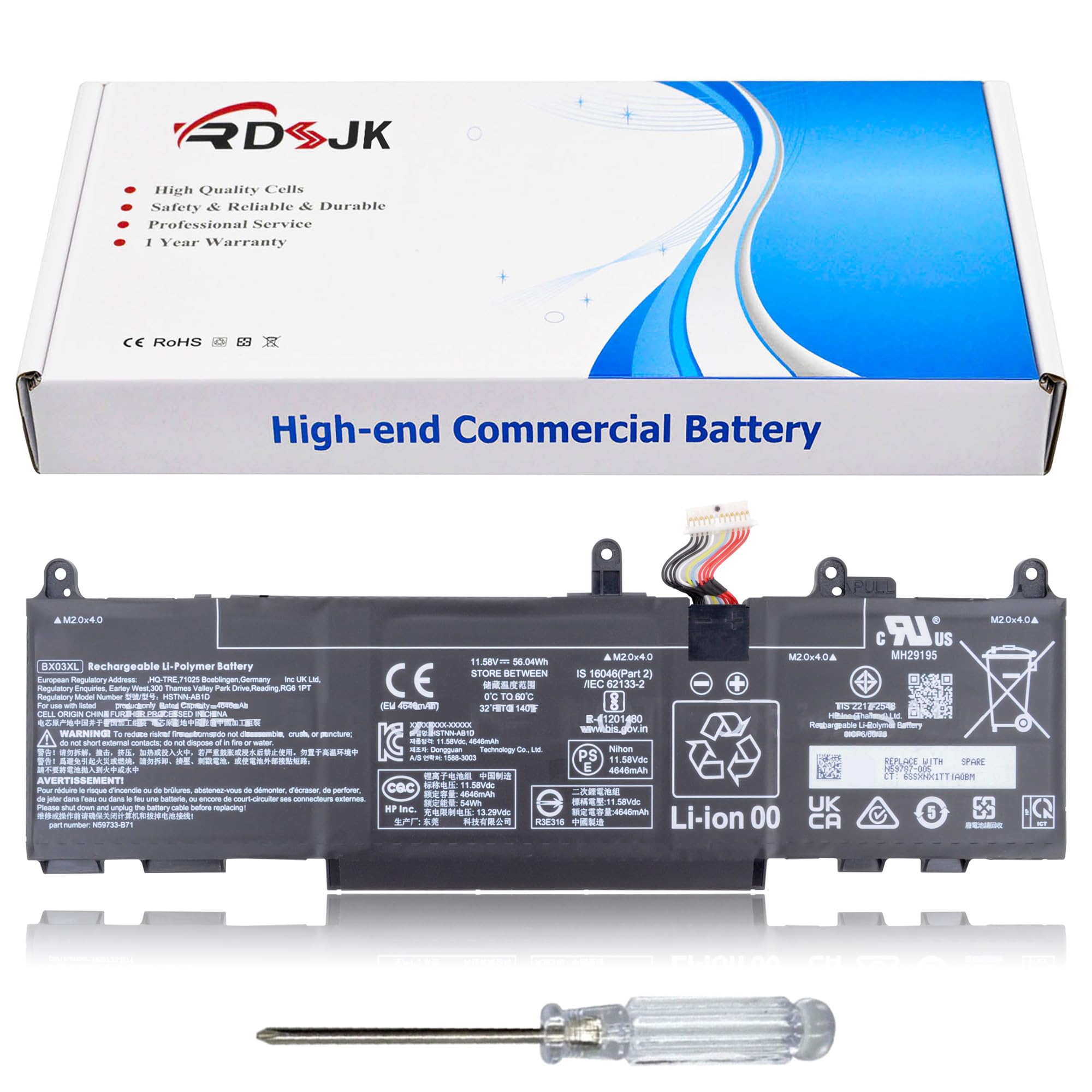 Amazon.com: BX03XL Laptop Battery for HP EliteBook 830 835 840 845