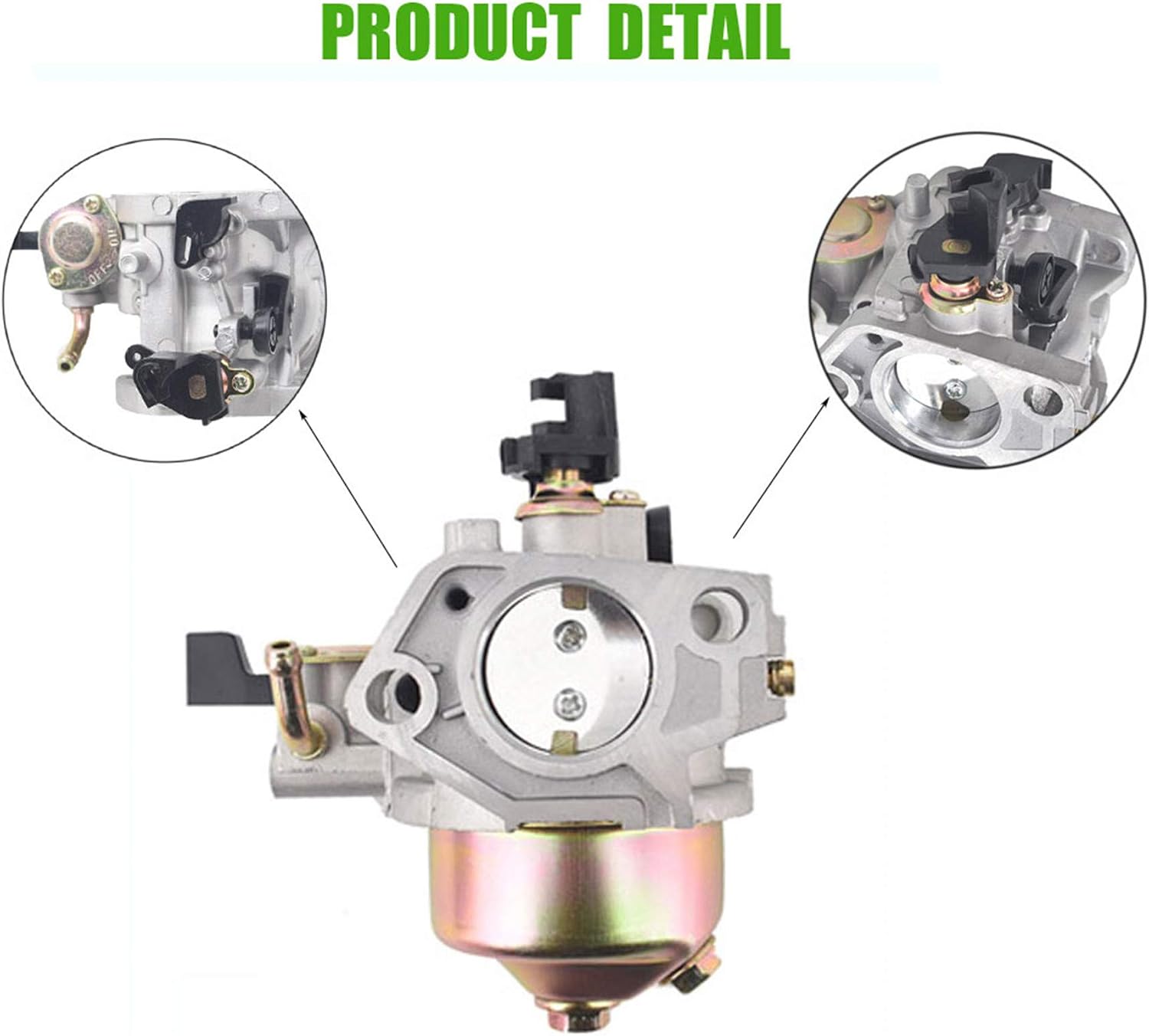 ALL-CARB Carburetor with Oil Filter Gaskets Replacement For Honda GX340 GX390 11HP 13HP Engine Generator 16100-ZF2-V00 16100-ZF2-V01