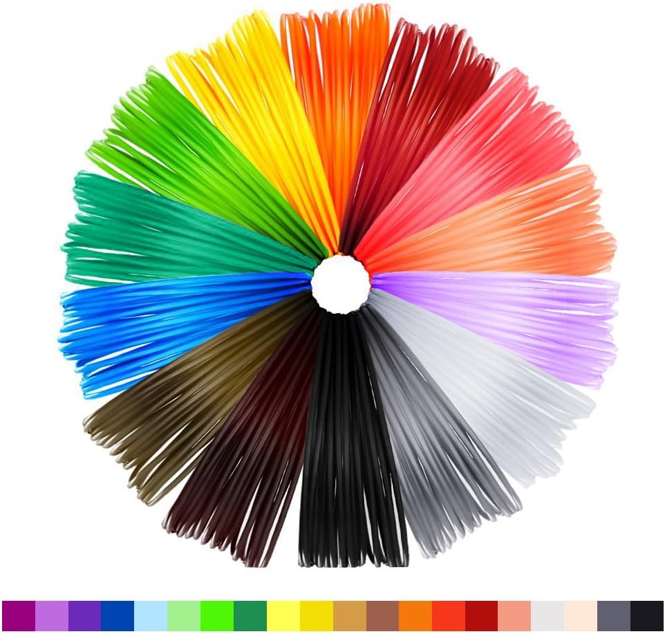 Nexgadget Intelligent 3D stylus, freehand 3D illustrations, 3D compression spring, compatible with PLA/ABS filament plus 3 free 1.75 mm glow wires, refills, printing pen