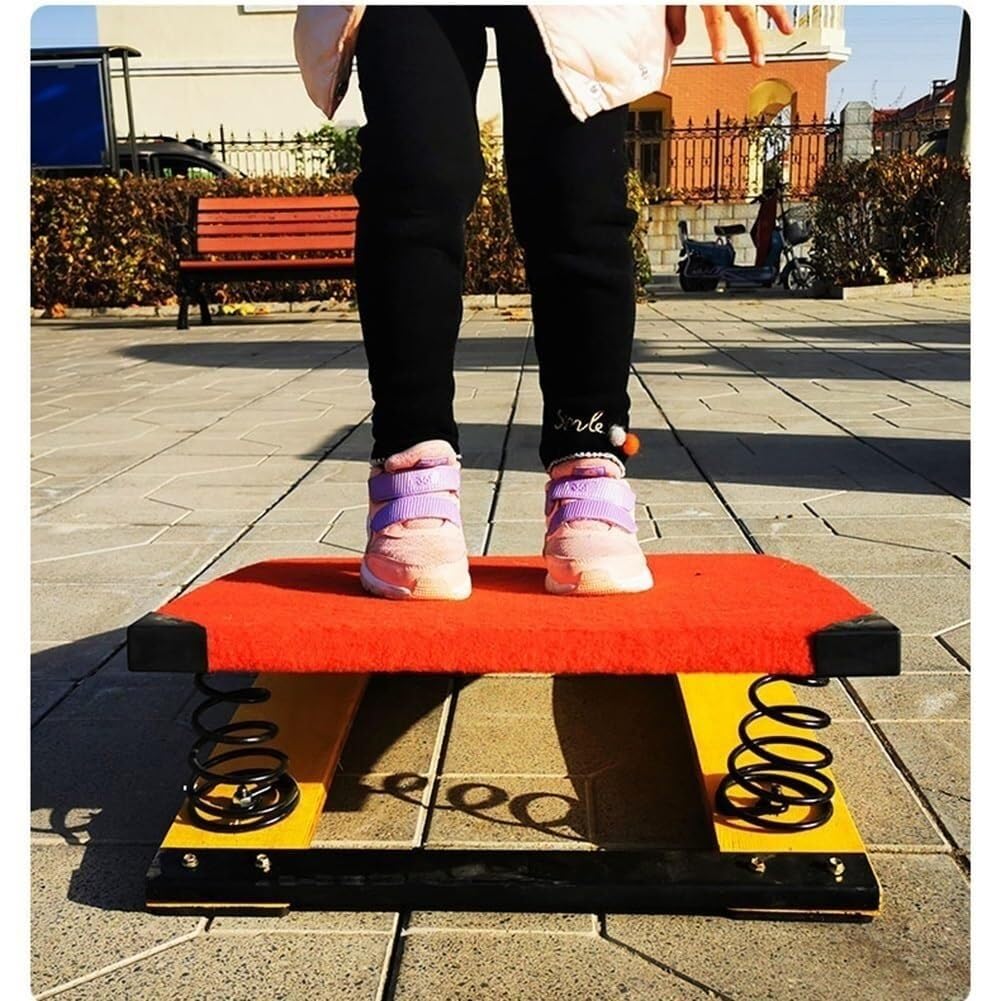 trampolín de Gimnasia, Elevador de Salto Mortal for Gimnasia con Pedal Resorte for niños