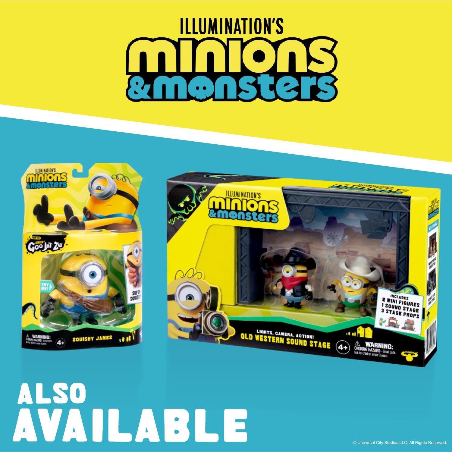 Amazon.com: Minions Illumination's Monsters Backlot Studio Set
