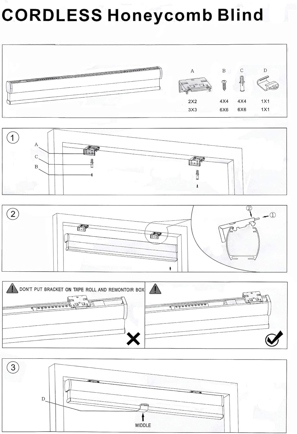 HTTMT- Beige Honeycomb Cordless Cellular Shades Privacy & Light Filtering Cordless Blackout Cellular Shades Home Decorative Window Blinds - 69" W X 48" H