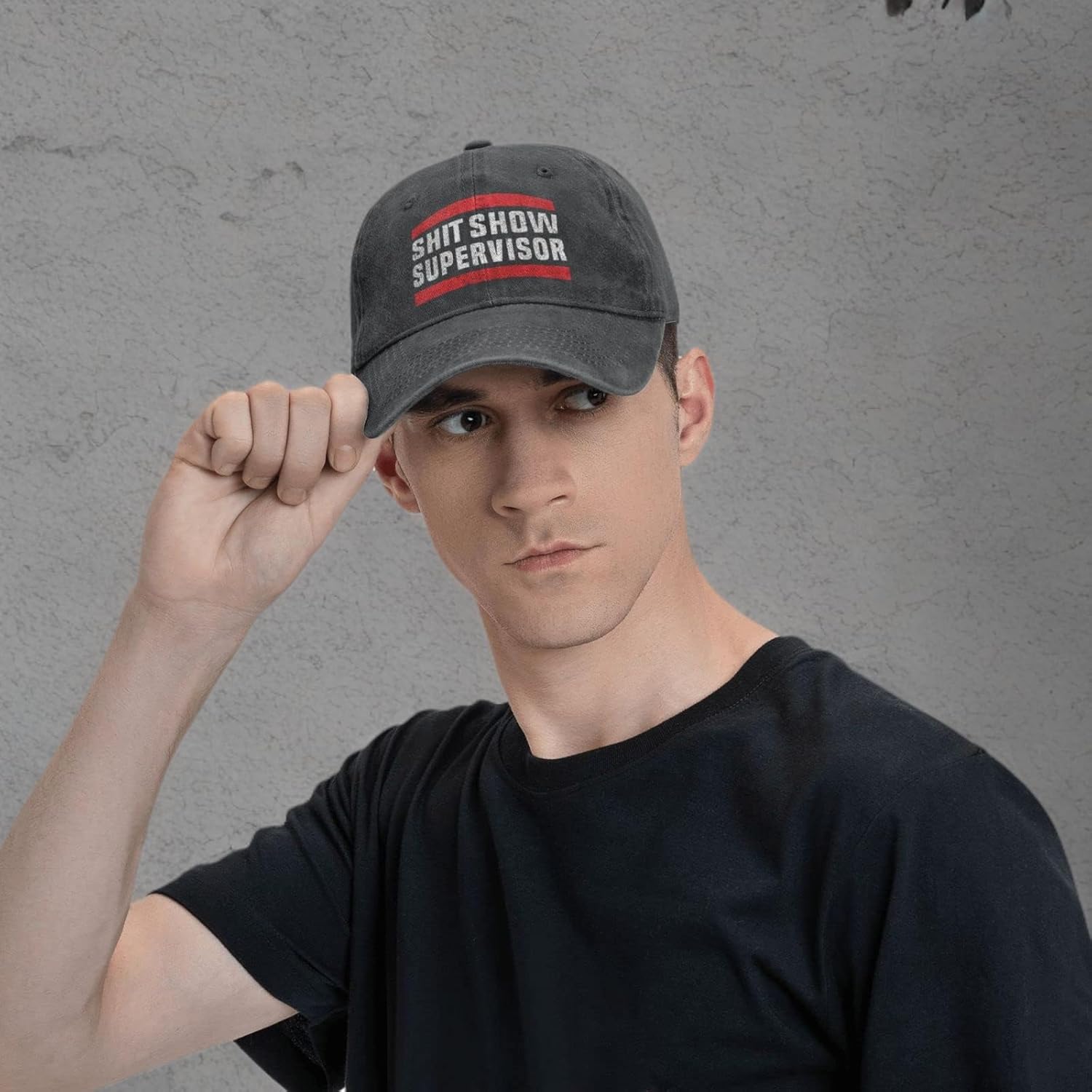 Shit Show Supervisor Hat for Women Baseball Cap Vintage Caps - Image 8