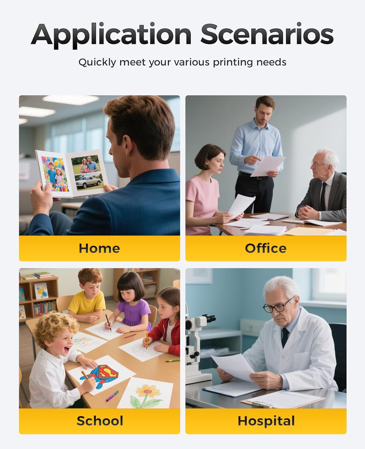 TK-5152 TK5152 Toner Cartridges 4-Pack High Yield Replacement for TK-5152K TK-5152C TK-5152M TK-5152Y Compatible with Kyocera ECOSYS M6035cidn M6535cidn P6035cdn Printer Ink Black Cyan Magenta Yellow