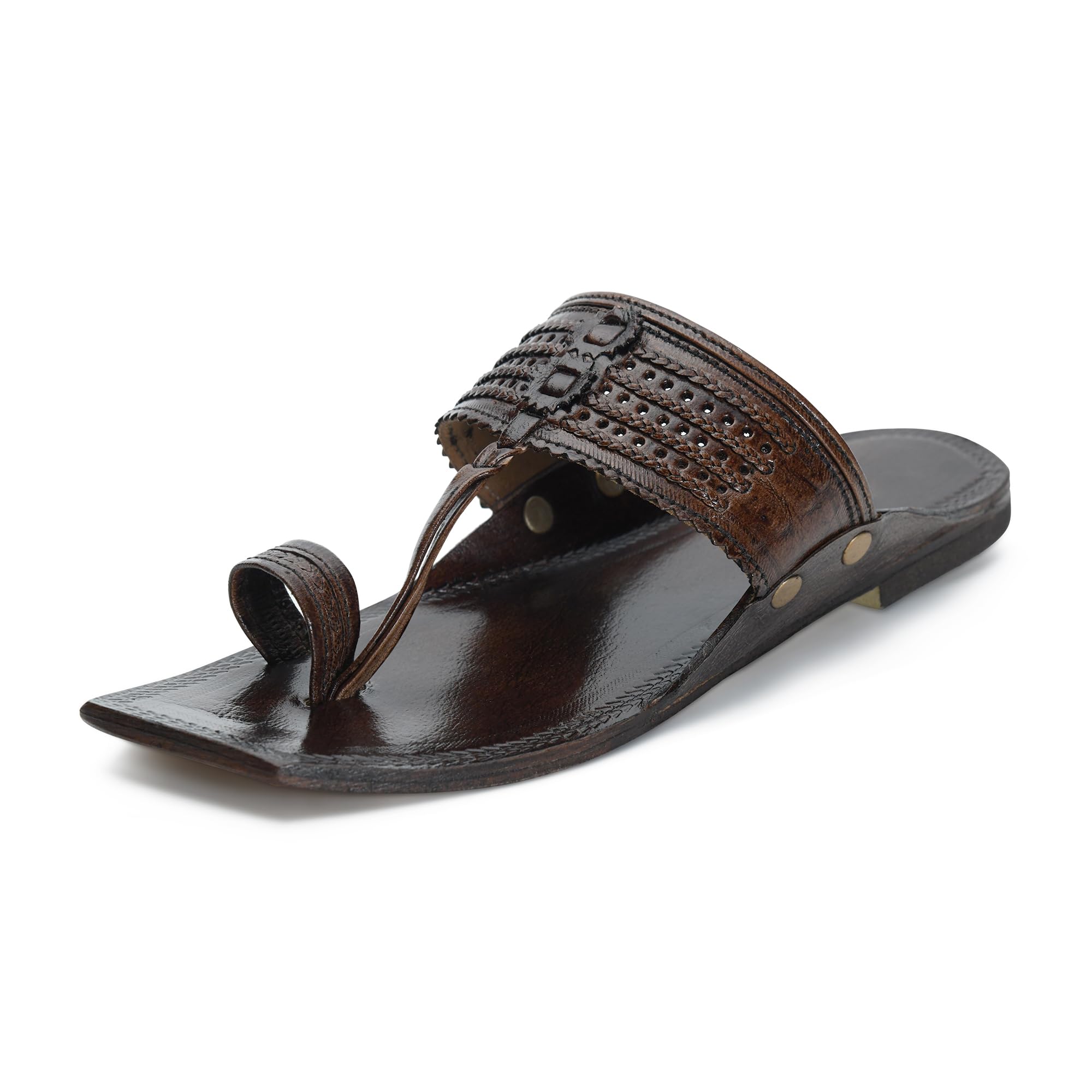 stephorn Kolhapuri Slippers for Men | Traditional & Modern Design Kolhapuri Chappal for Men | Suitable with Kurta Pajama Set for Men-picture-38
