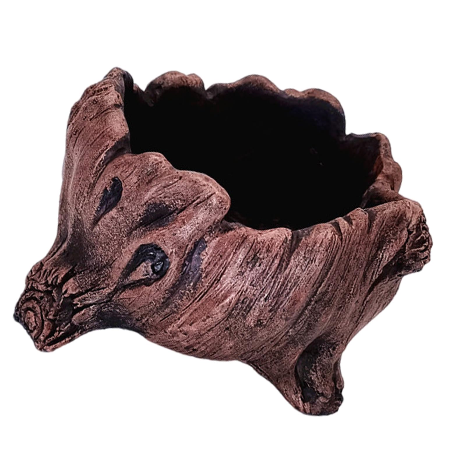 Hsioluted Stylish Cement Faux Tree Root Planter Sturdy Cement Faux Tree Root Planter Flower Pots Perfect for Indoor Decoration Designs