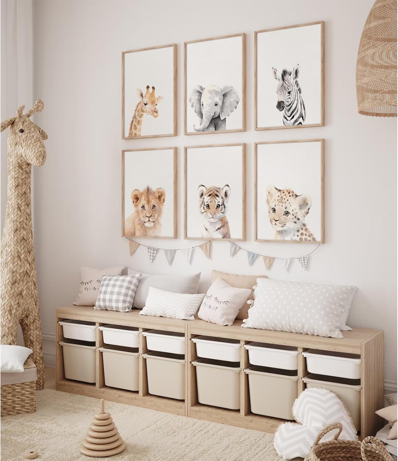 Safari Nursery Wall Art
