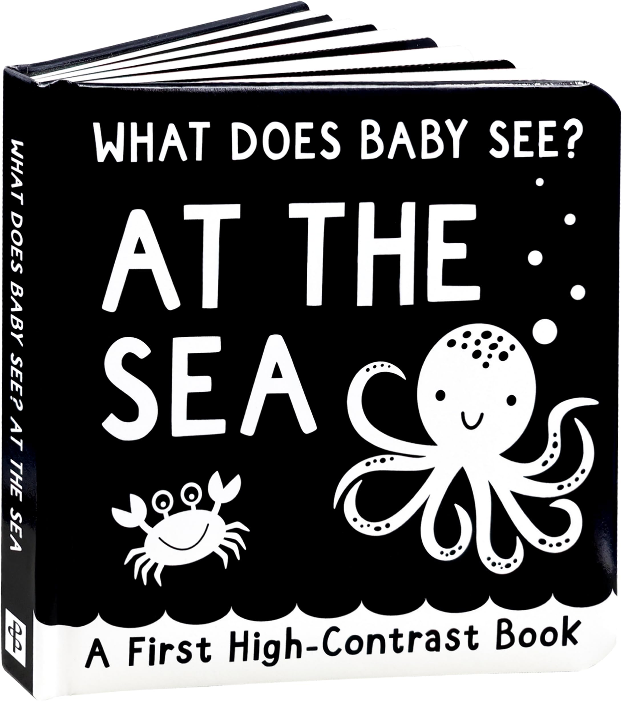 What Does Baby See? - At The Sea (A High Contrast Board Book, Padded) (First High-contrast Books)