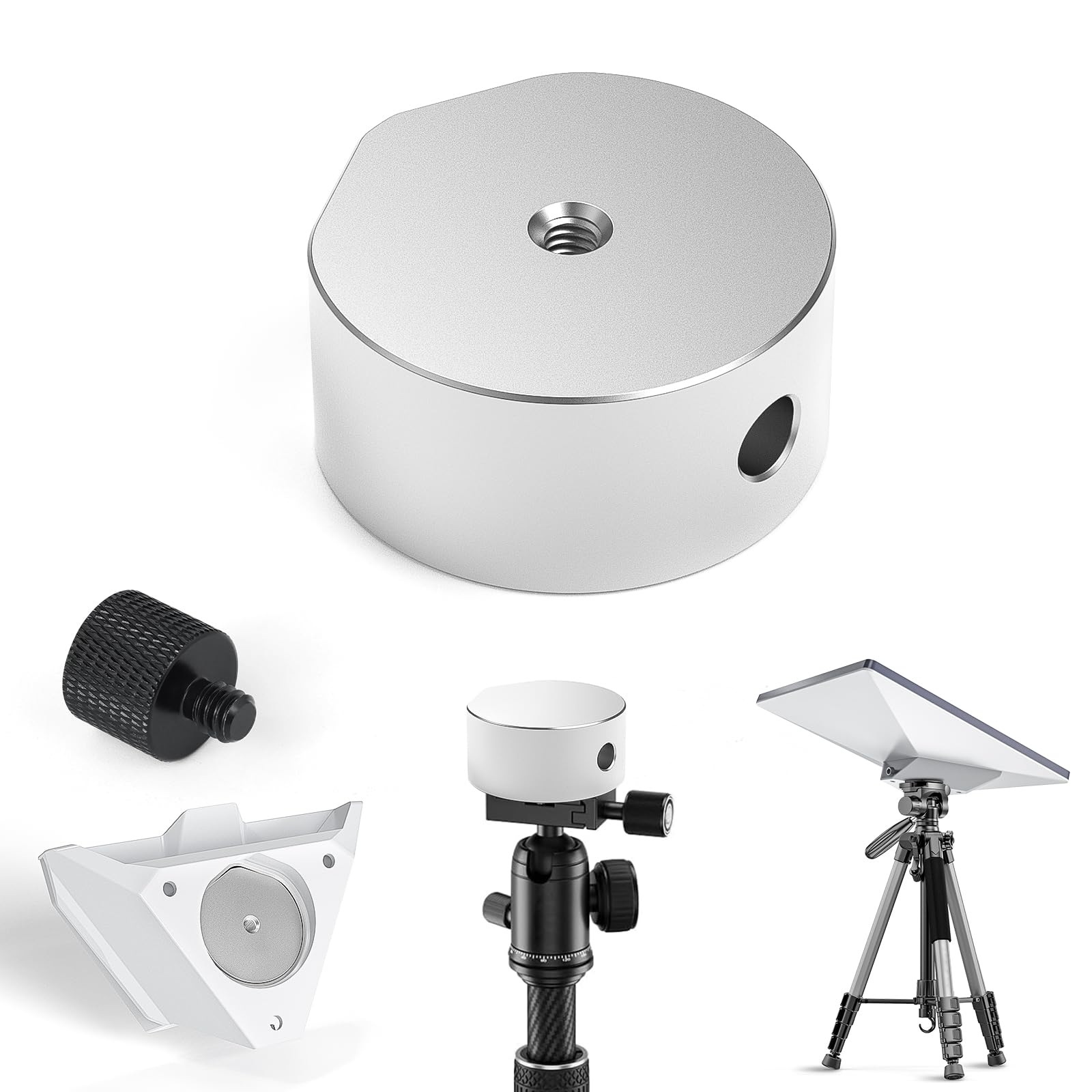 XLTTYWL 2025 Starlink Mini Adapter do Statywu, Aluminiowy Uchwyt Mi Ni Starlinks z Gwintem 1/10.2 cm-20 i 3/20.3 cm-16