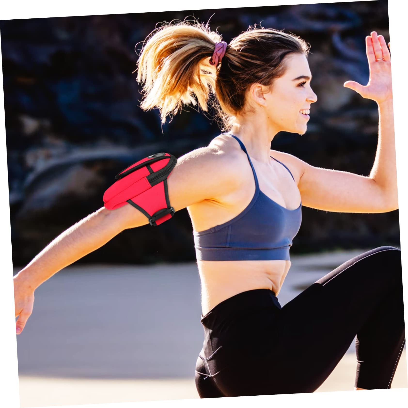 WOONEKY 3 Uds Bolsa De Brazo Deportivo Smartphon Corriendo Brazalete Llavero Titular Correr Manga Teléfono Correr Teléfono Celular Brazalete Resistente Sudor Brazalete Correr Brazo