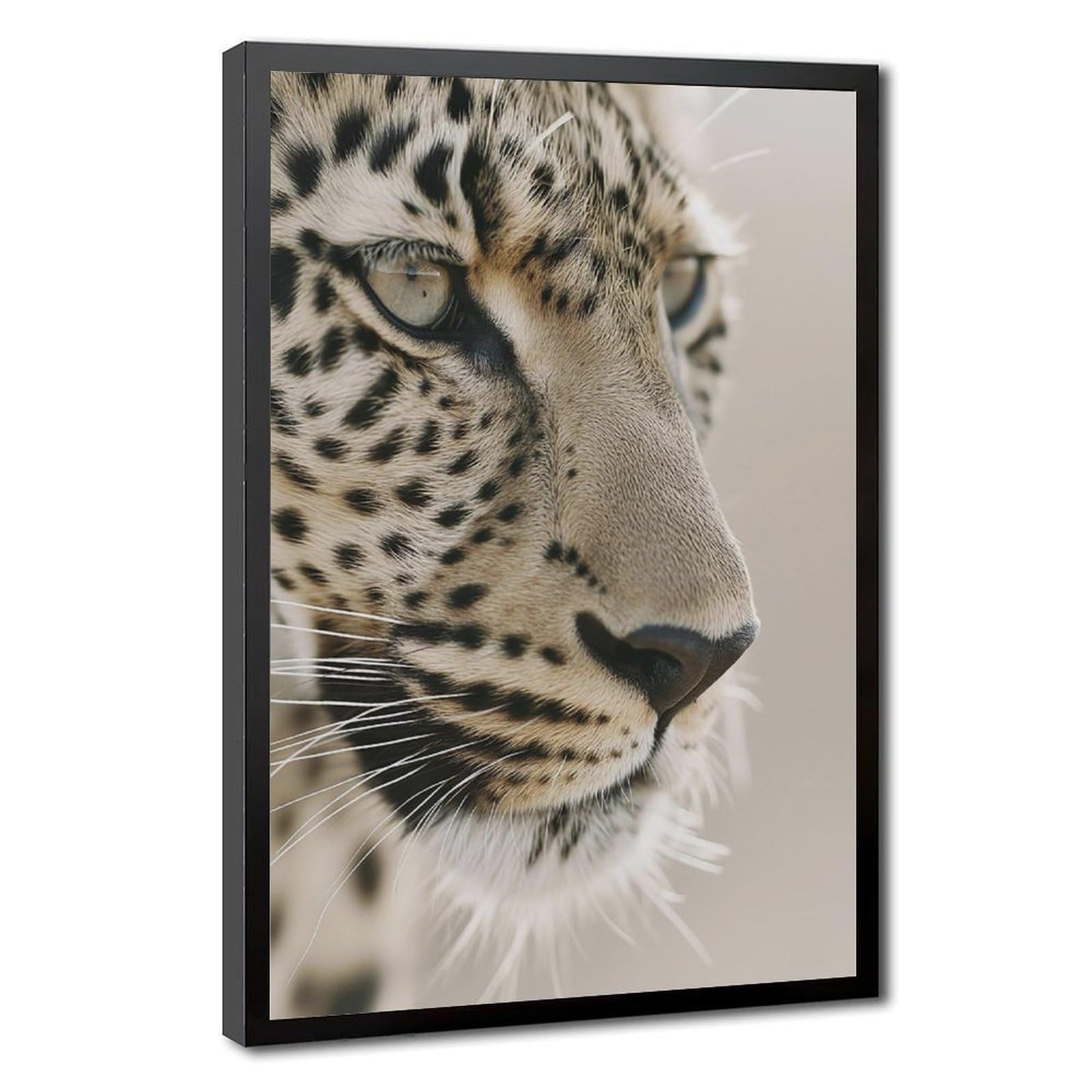 Bareronor Leopard Portrait Canvas Poster Bedroom Decor Landscape Office Room Decor Gift 16" L X 24" W