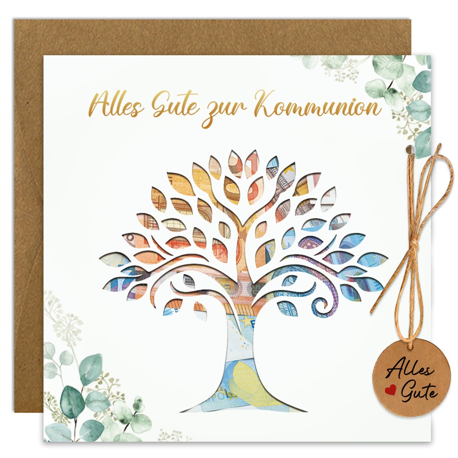 PeakPeek Geldgeschenk Kommunion Karte, Kommunionsgeschenke für Jungs Madchen, Coole Geschenke zur Kommunion Erstkommunion Geschenke Jungen Mädchen