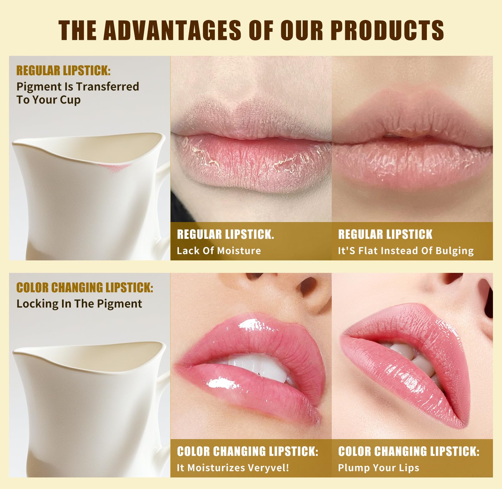 Areliaa Skin-Adaptive Lipstick, Color Changing Lipstick for Older Women (1Pc) | Color Changing, ph lipstick — view 6
