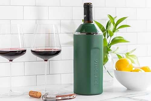 Miniatura 81 de Vinglacé Recipiente aislante para vino de acero inoxidable Negro -,Coral,marino,Rosa,Sea Glass,Blanco,Azul fresco,Cobre,Evergreen,Grafito,Oro