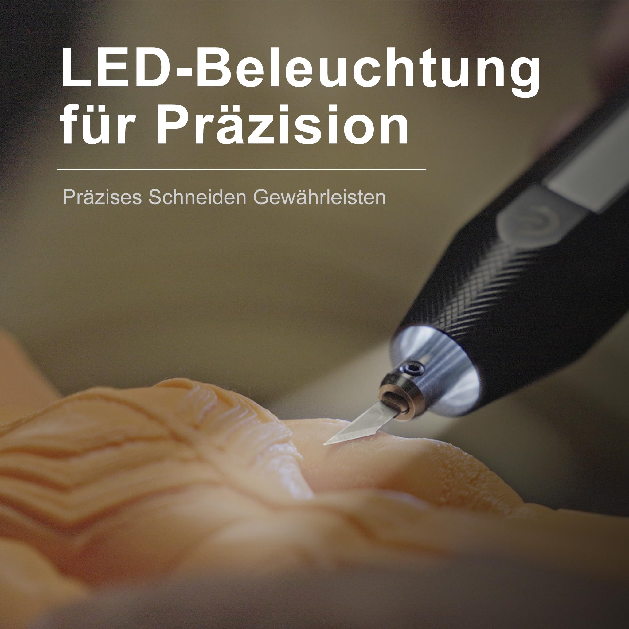 Hanboost C1 Professionelles kabelloses Ultraschall-Bastelschneider-Set, Multi-Material kompatibel für DIY-Projekte (HanC1)