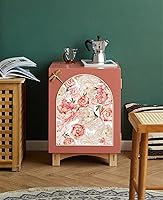 Vista 3 de Blooming Wall PS040 - Papel pintado autoadhesivo autoadhesivo de peonía fresca y rosa extraíble para despegar y pegar