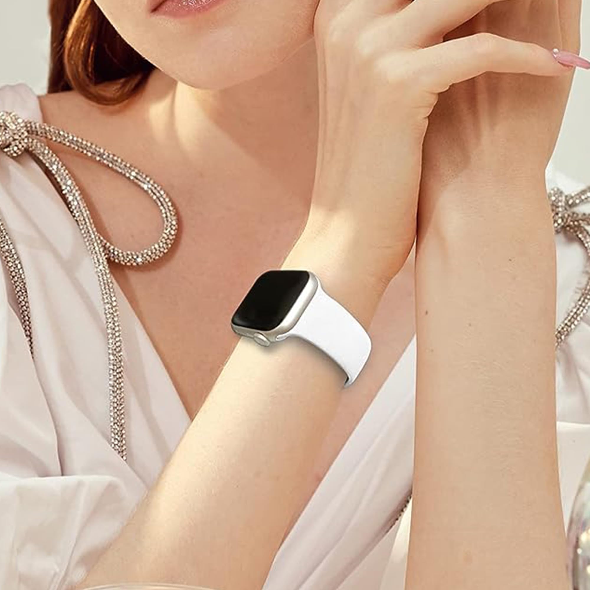 Blueshaweu 18mm armband Kompatibel für AKUMAKA 4G Kinder Smartwatch T40, Sport Silikon Armbänder Kompatibel mit AKUMAKA T40 /Minilandia T40/SWGOTA T40 /TotsyFun T40 Kinder Smartwatch
