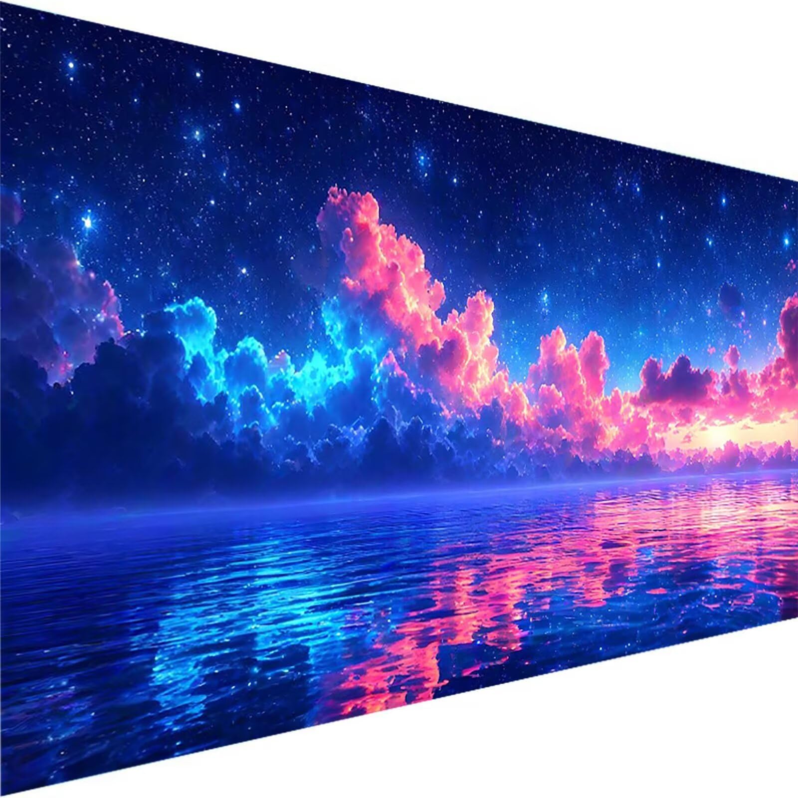 Malen nach Zahlen Kinder Wolke, Geschenke für Mädchen Junge, Bastelset Kinder, Malen nach Zahlen Meer | Malen nach Zahlen Ohne Rahmen, für Home Wand Dekor Geschenk (60x120cm) Bastelset Erwachsene N-4