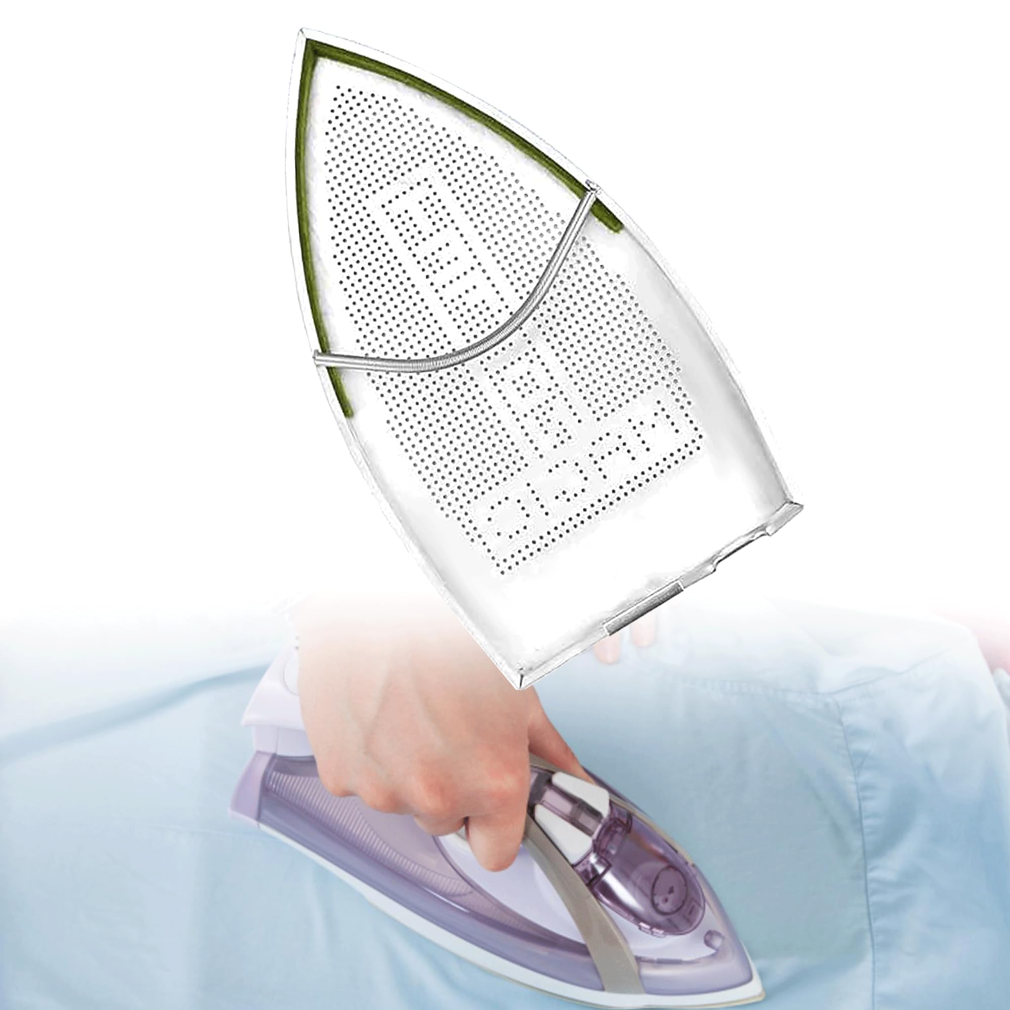 Niom 1 PCS Iron Cover Non Stick High Temperature Resistant Corrosion Resistance Iron Sole Utilize Bottom Pore Design for Iron Protector Use for Protects Fabrics Fit Family Fabrics and Silk Cloth