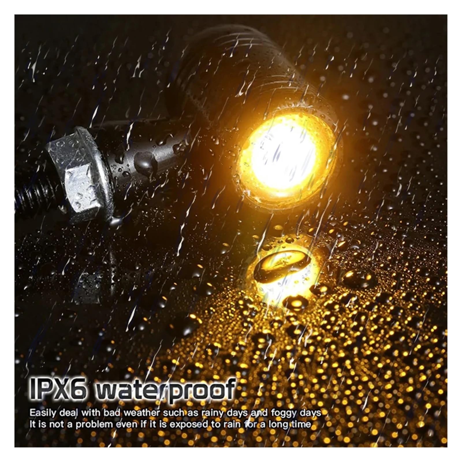 Indicatore luminoso lampeggiante direzione LED moto Indicatoris Motos