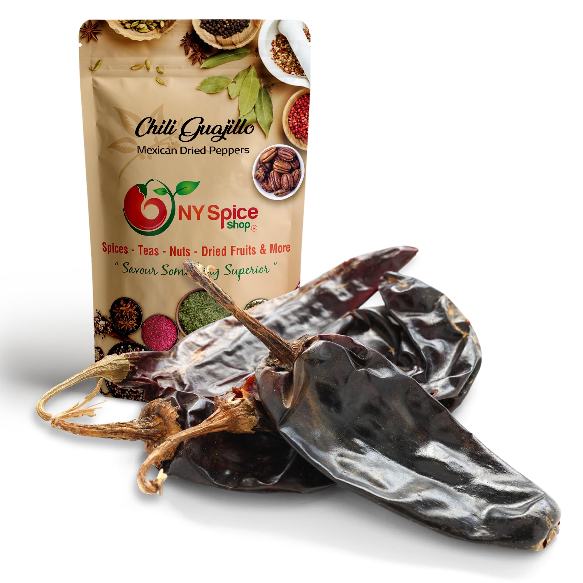 Chili Guajillo MEXICAN Dried PEPPERS - 7OZ