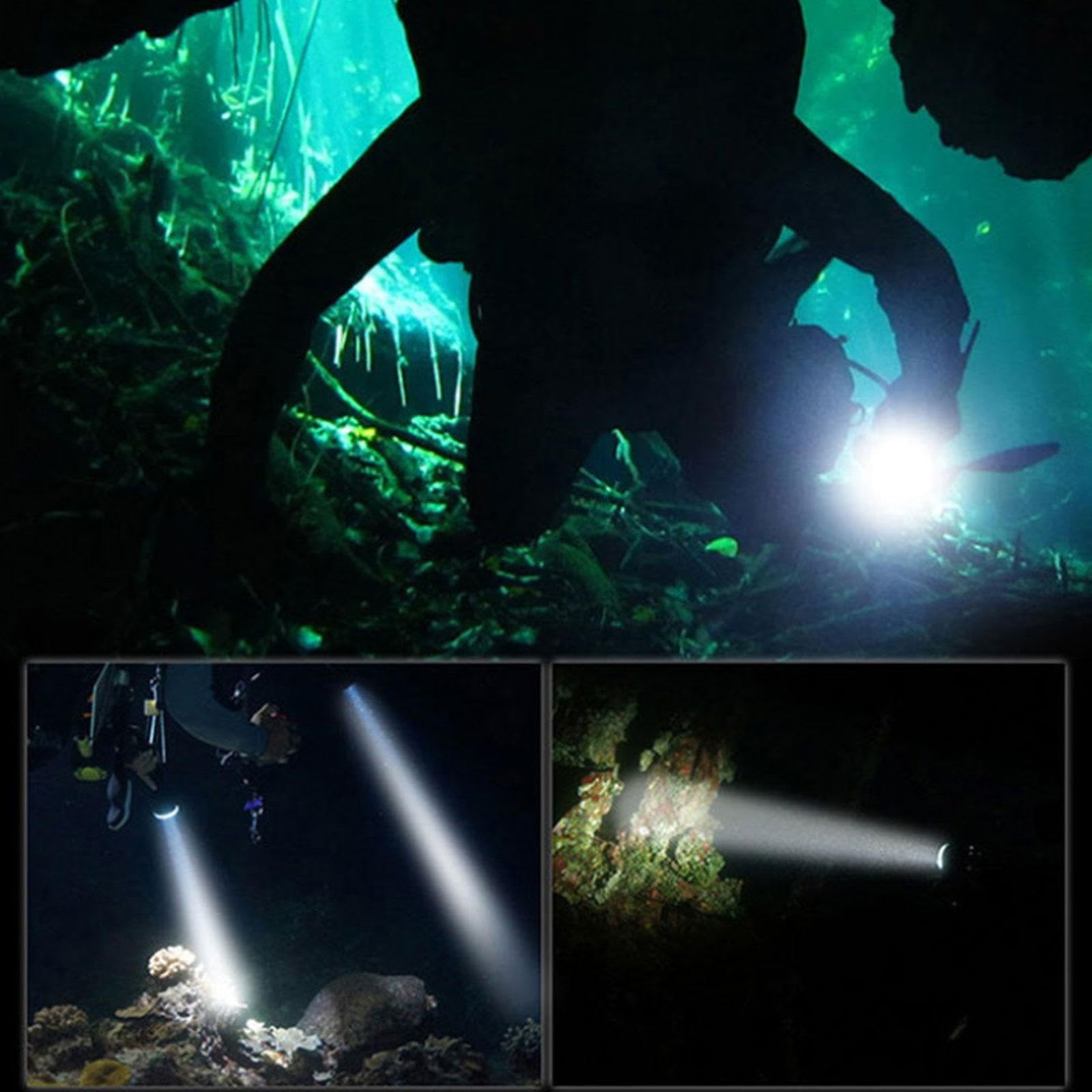 predolo Linterna Buceo, luz subacuática Brillante Emergencia para, Camping, Escalada, Snorkel, luz Exterior, Linterna Buceo