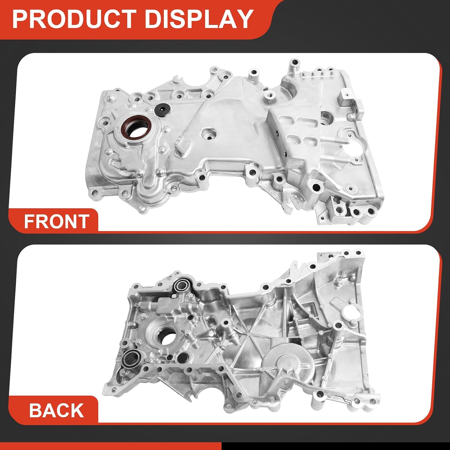 Oil Pump Timing chain cover 2.0L -Fits Hyundai Elantra 2017-2020, Hyundai Kona 2018-2021, Kia Forte 2017-2021, Hyundai Veloster 2019-2021,Replaces 21350-2E740 213502E601 213502E700