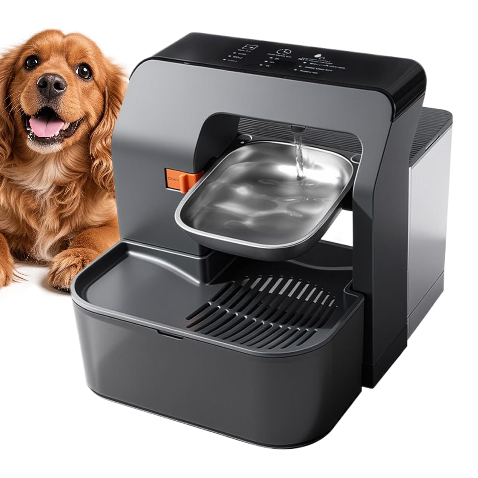 Bebedero Automático Para Perros Bebedero Silencioso de 3.2 Litros | Fuente Hidratante Portátil para Animales Domésticos Para Cachorros, , Conejos, Interior, Exterior, Jaula y Transportín