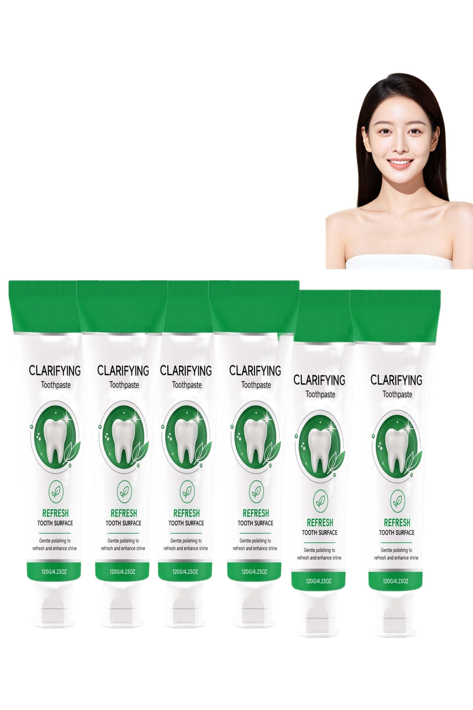 Dentifrice nano hydroxyapatite, sans fluorure, (6PCS)