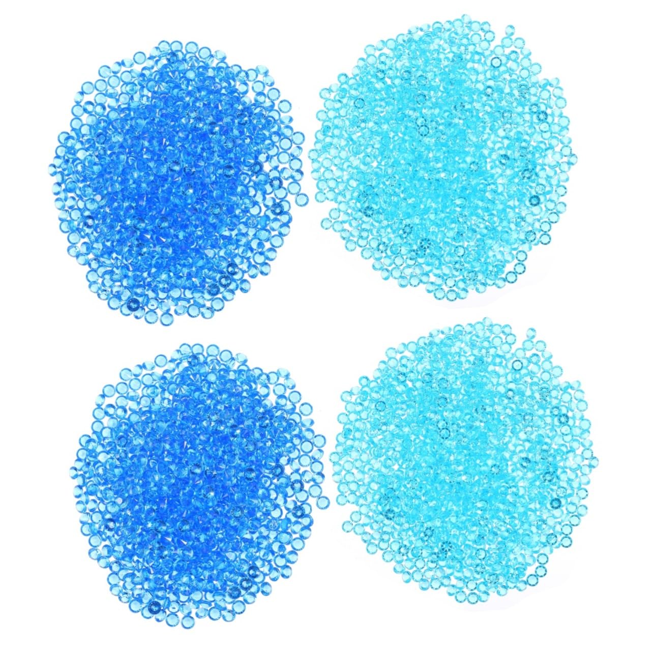 Cabilock 8 Packs Acrylic Diamond Clear Ornaments for Crafts Diamond Scatter Crystals Rhinestone Home Accessories Rhinestones for Vase Wedding Décor Wedding Table Scatter Cosmetic Supplies