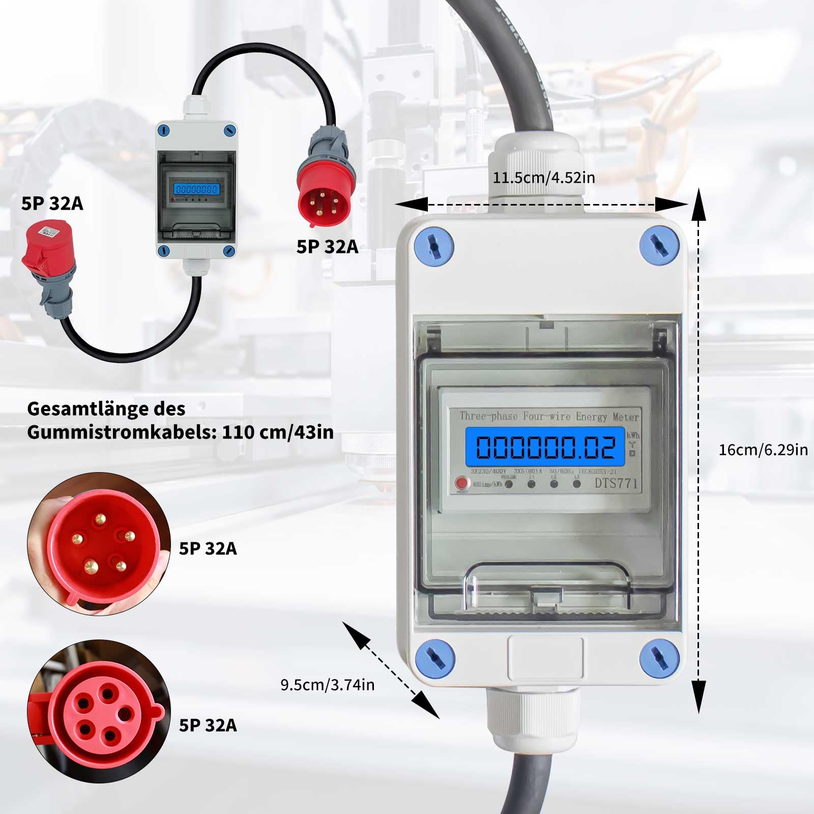 Orno Zähler Anschließen Orno OR-WE-520 Stromzähler Hutschiene 3-Phasen- Anzeige Des Gira System 55