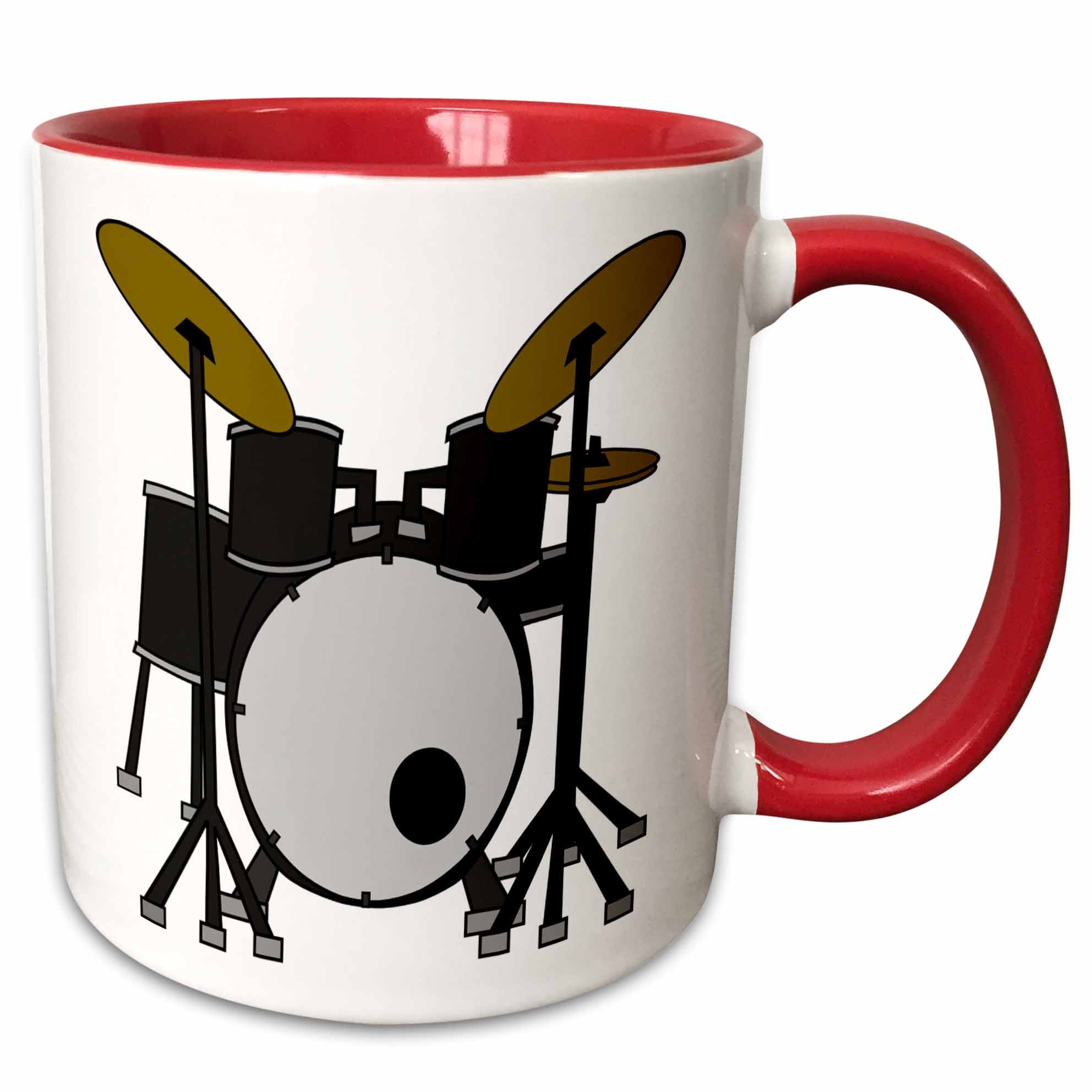 VOLTX DESIGN Printed Cute Monkey With A Banana Illustration Mug, , Red