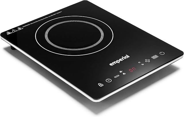 Emperial Single Induction Hob Portable Digital Cooktop Electric Hot Plate with Touch Control 2000W