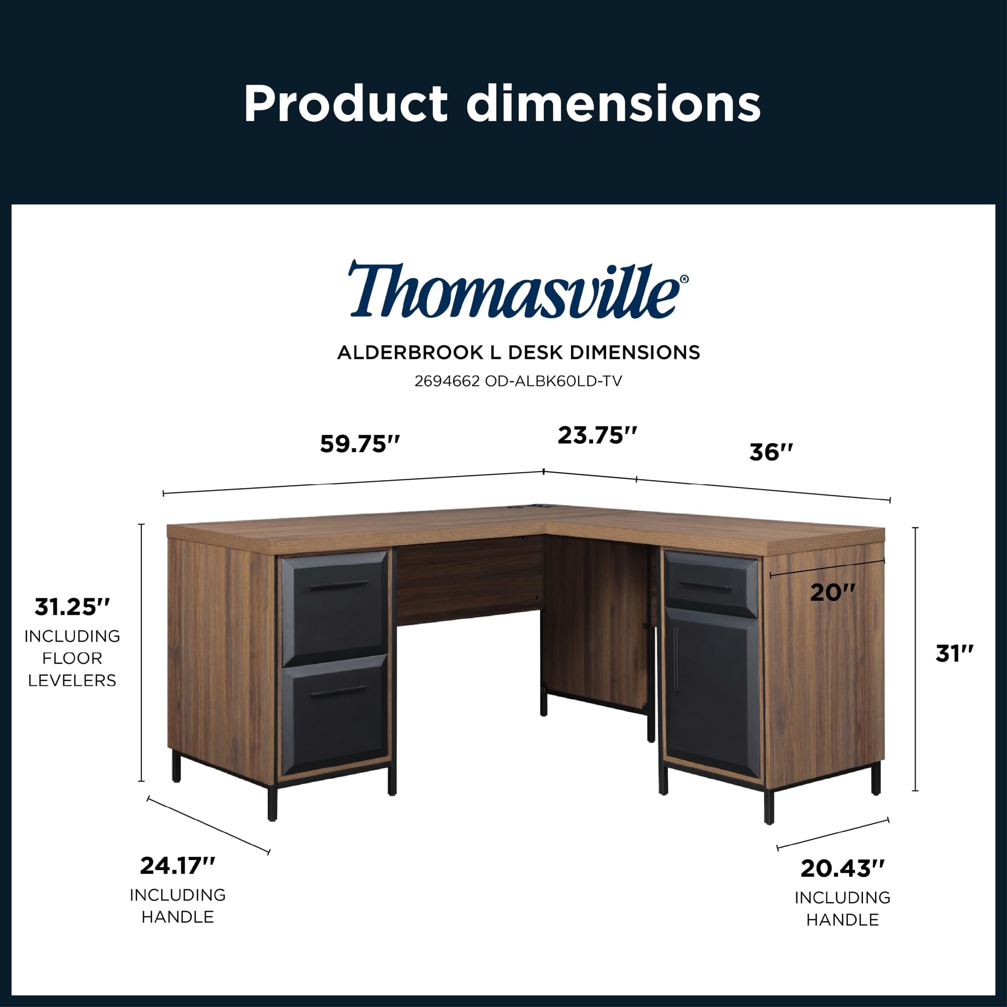 Amazon.com: Thomasville® Alderbrook 60
