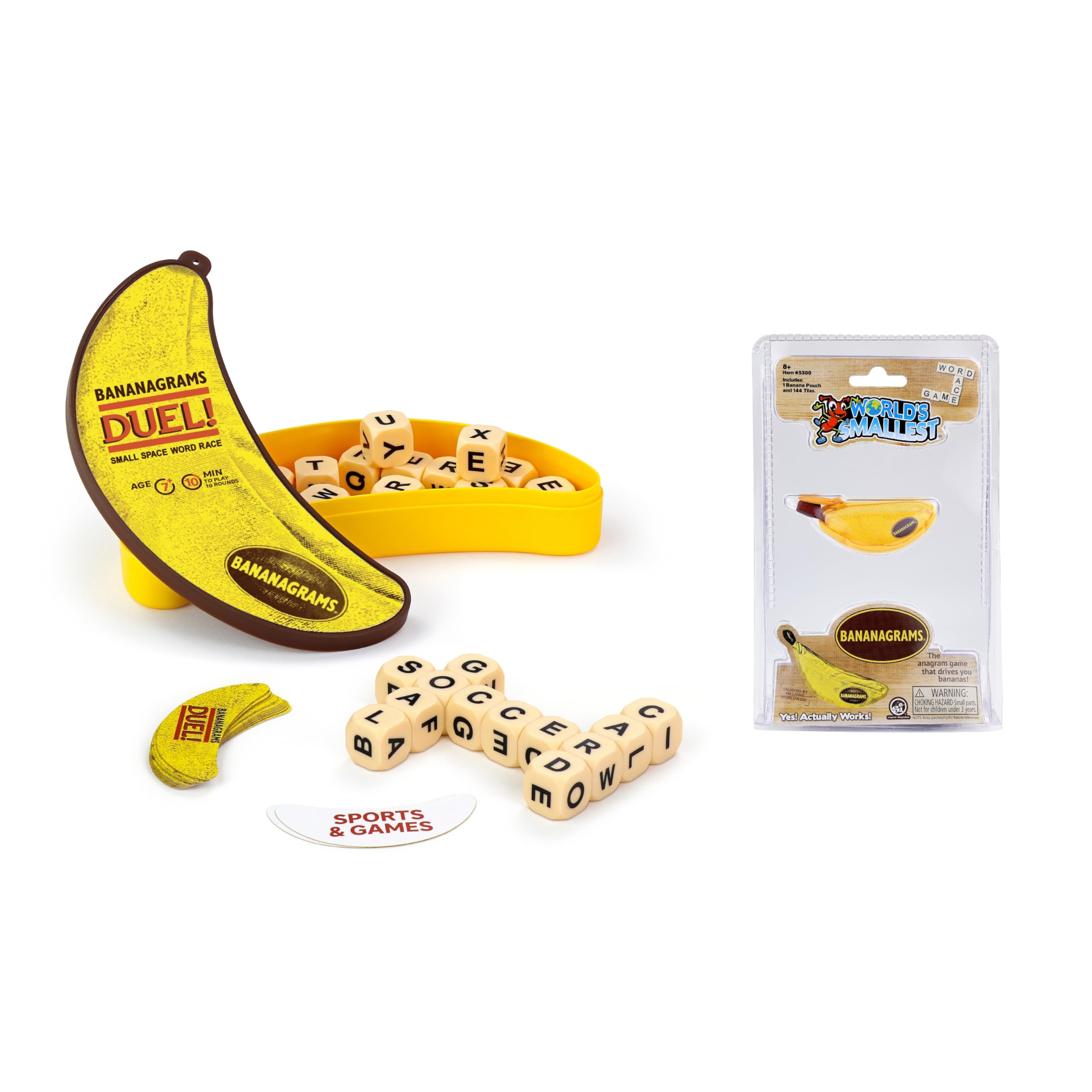 World's Smallest BANANAGRAMS & Duel BANANAGRAMS Bundle. - Image 3