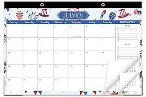 Academic Wall Calendar 2023-2024, Jumbo Desk Calendar from Jun 2023 to Dec 2024