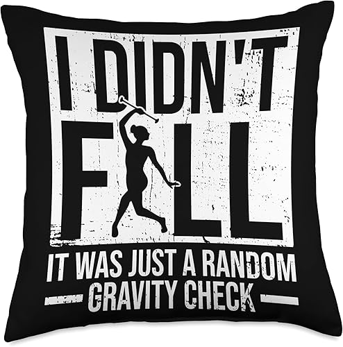 Miniatura 1 de Baton Twirling & Majorette Dance Designs Baton Twirler Design for Twirling Recitals - Almohada de 18 x 18 pulgadas, multicolor