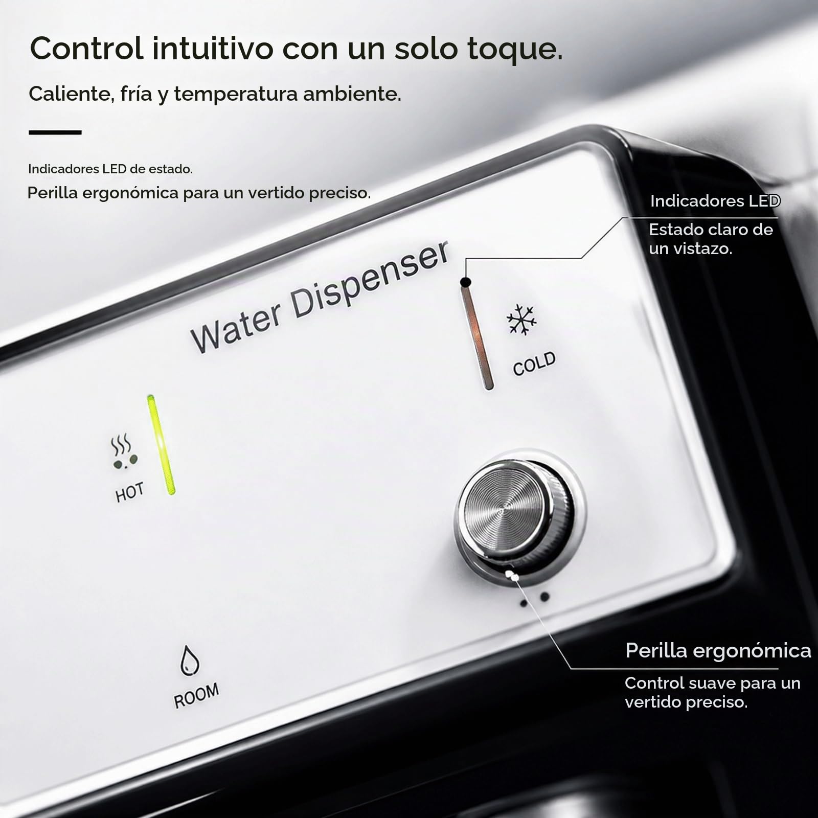Dispensador De Agua 3 En 1 Sin Botellas Conectado A La Red con Filtración De 4 Etapas,Enfriador De Agua Caliente Y Fría para Guarderías,Preescolares Y Hogares,Reemplazo Fácil De Filtros