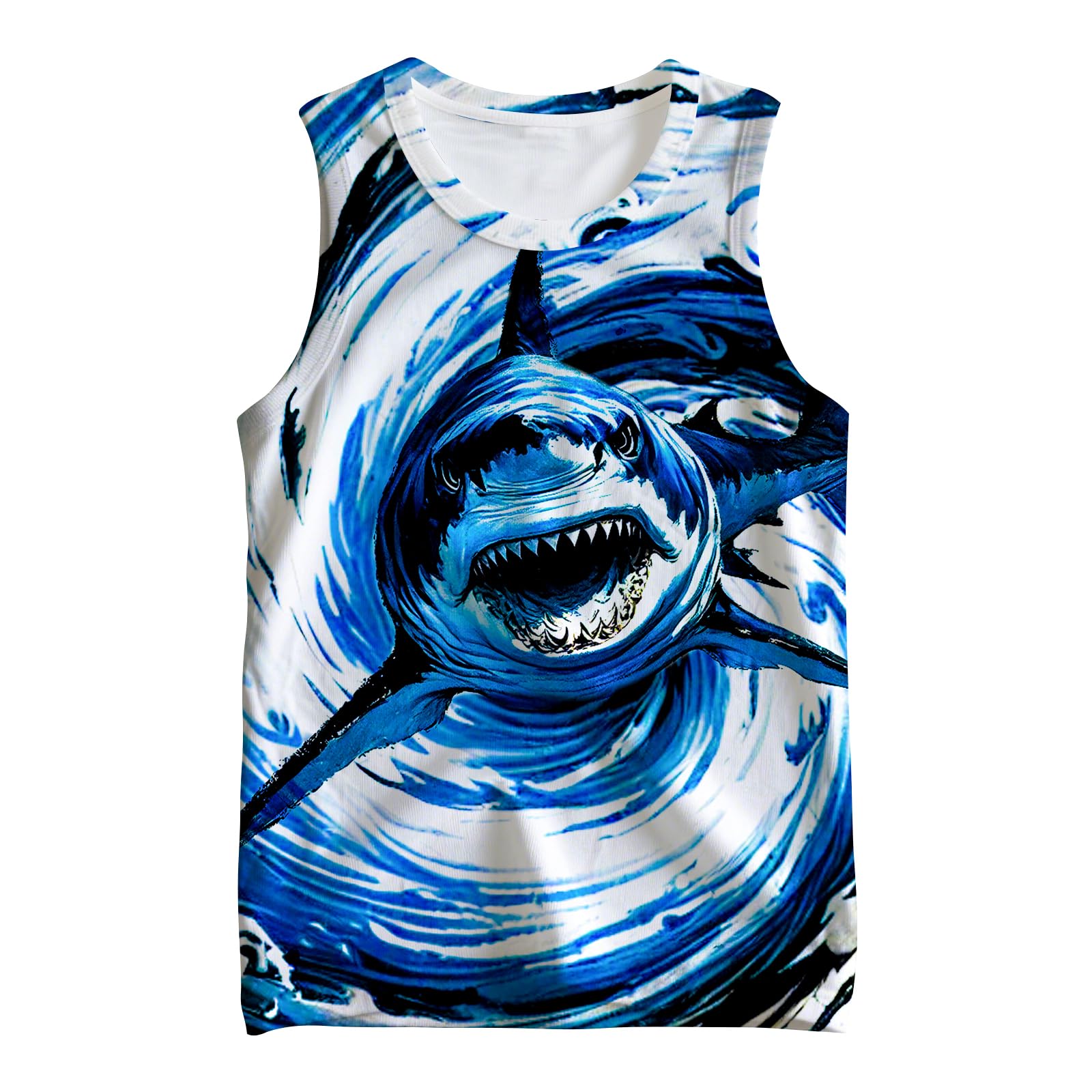 Kids Cute Animal Tie Dye Tank Tops Shirt Sleeveless Undershirt