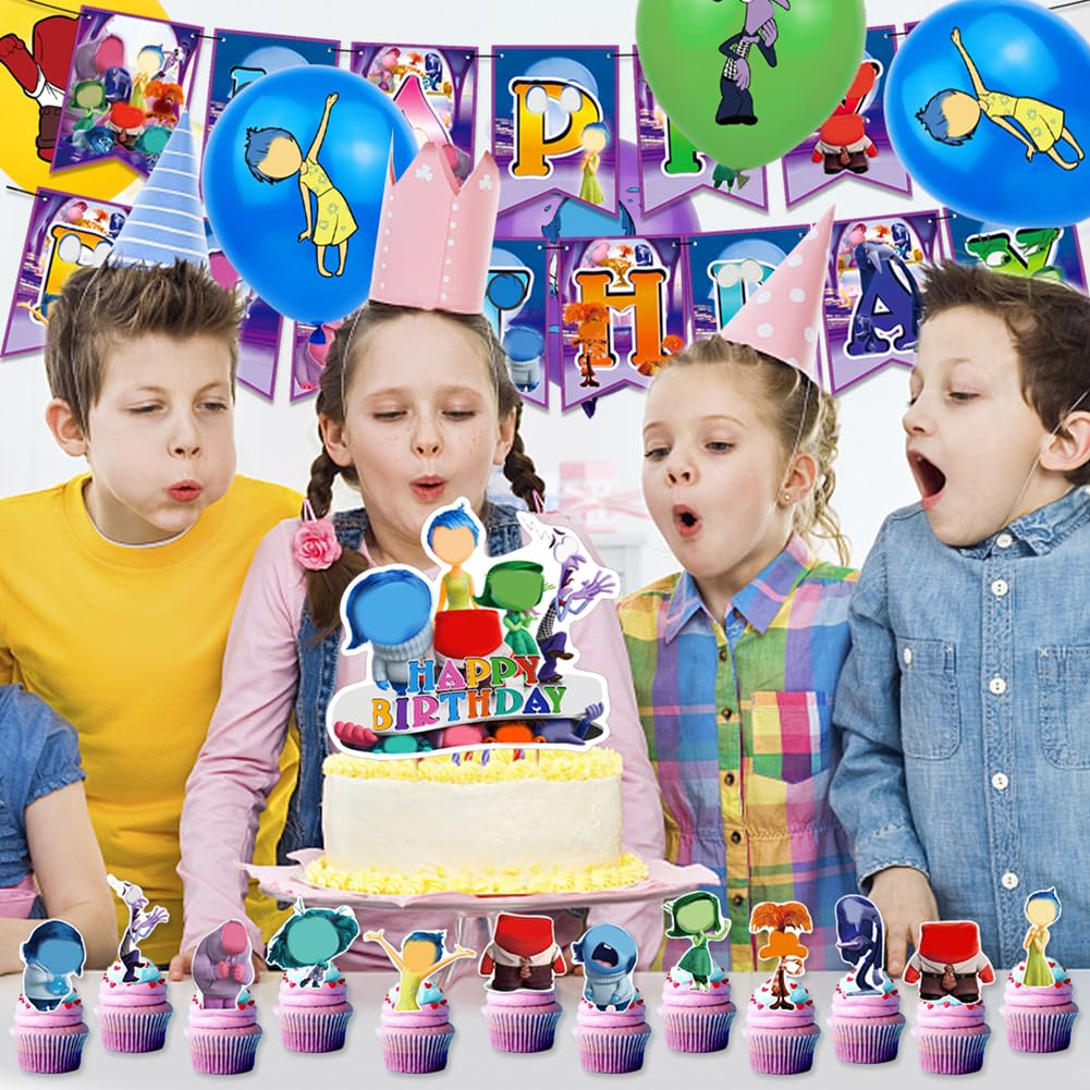 Kit Décoration Anniversaire Enfant Braw-star - 95 Pièces : Drapeau, Ballons, Nappe, Assiettes, Serviettes, Décorations Gâteau