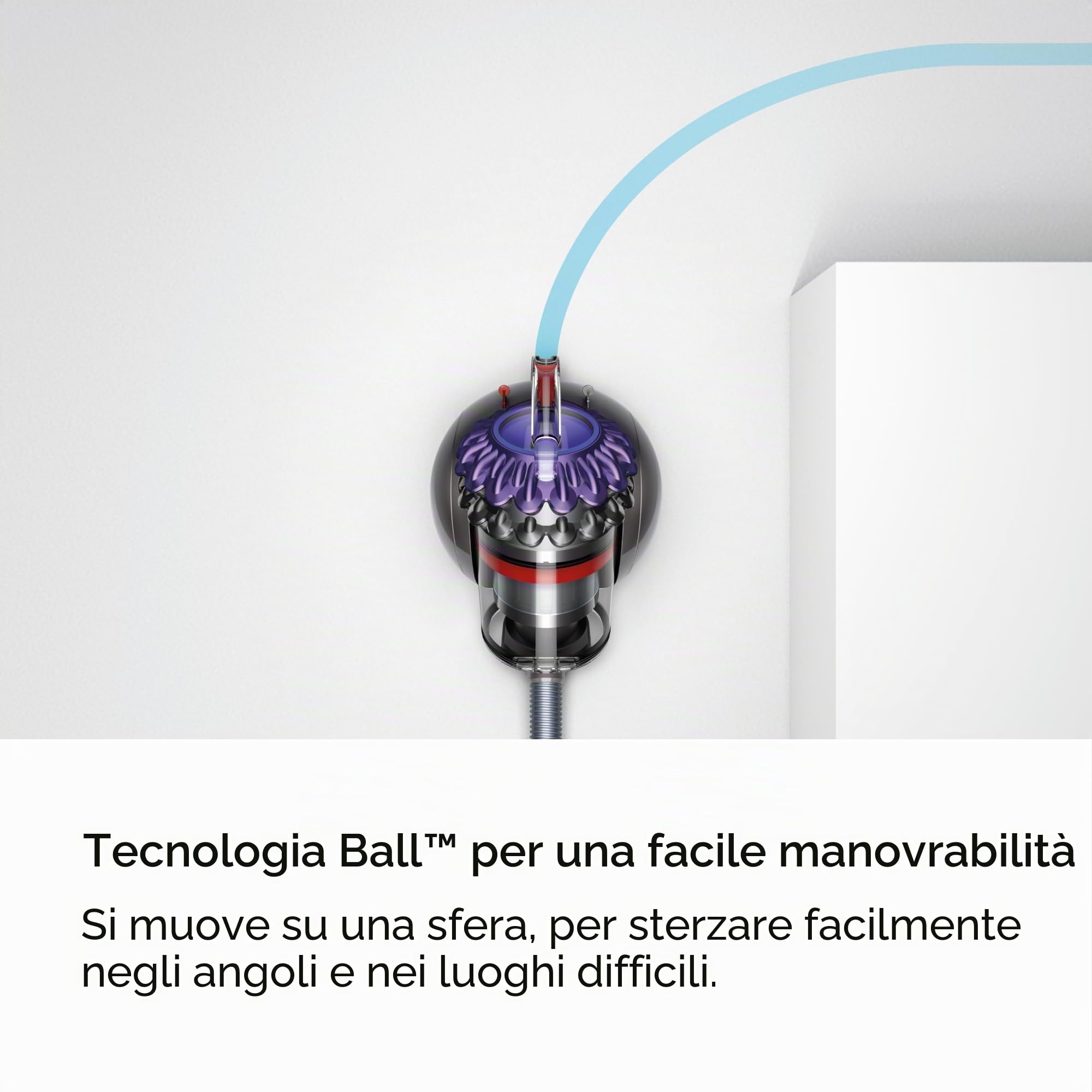 Dyson Big Ball™ Absolute 2 aspirapolvere a traino, 19 cicloni compatti per la massima aspirazione, per tutti i tipi di pavimento