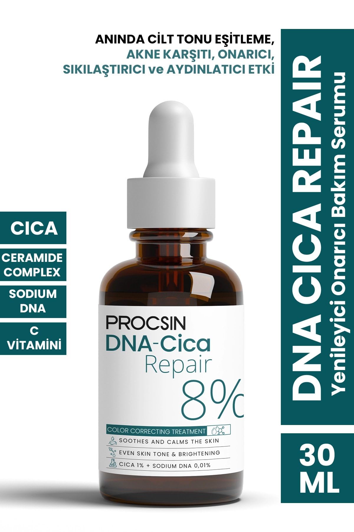 PROCSIN DNA CICA REPAIR Yenileyici Onarıcı Bakım Serumu 30 ML