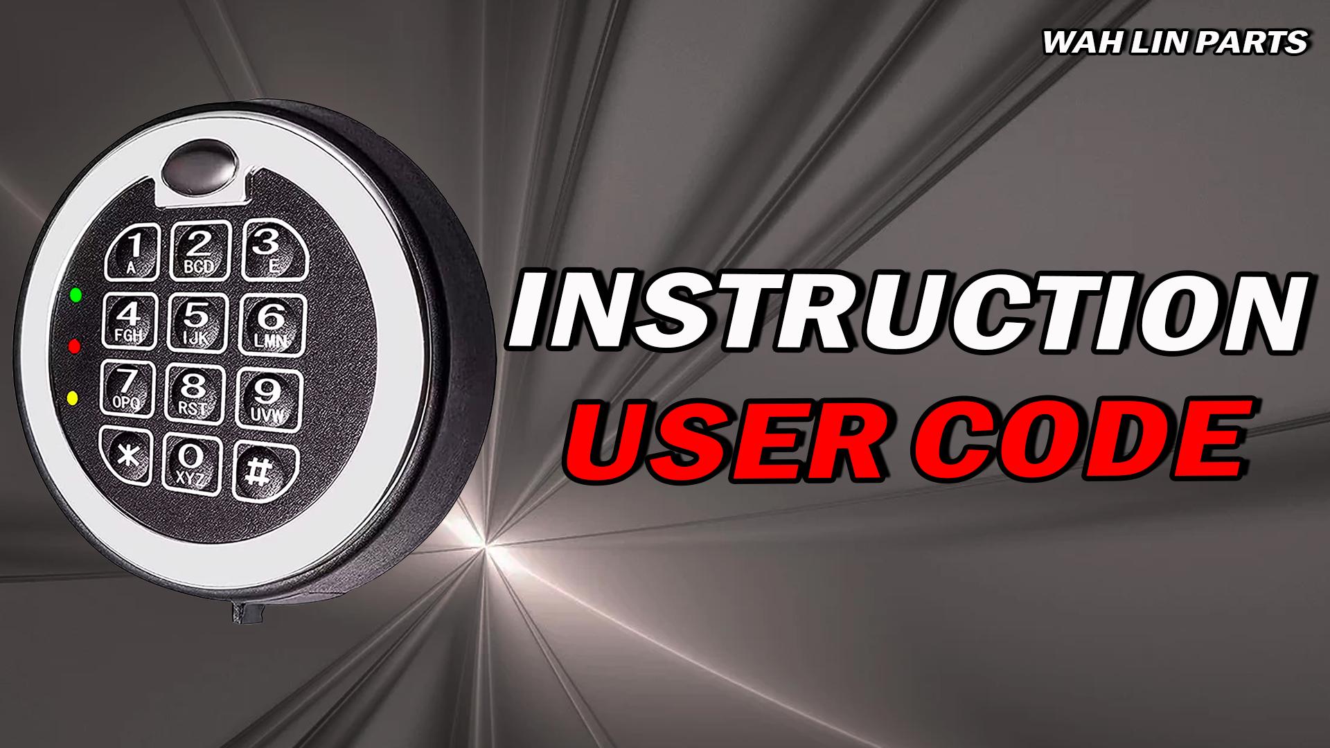 Fireproof Gun Safe Lock Replacement with Swing Bolt Lock, 5