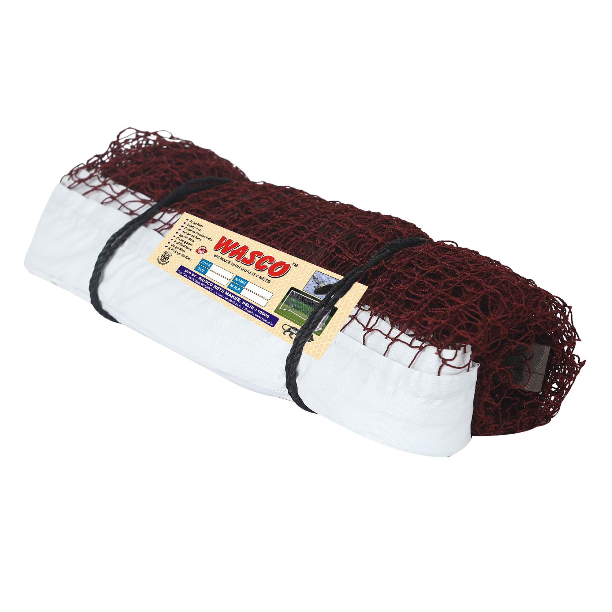 Wasco Professional Badminton Net (Maroon) (B08NX6WXTG) Amazon Price History, Amazon Price Tracker
