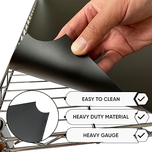 Miniatura 8 de DUALSO Revestimiento de Estante de Alambre Alfombrilla de Estante de Alambre - Cubierta Gruesa de Estante de Alambre - Revestimientos de Estante