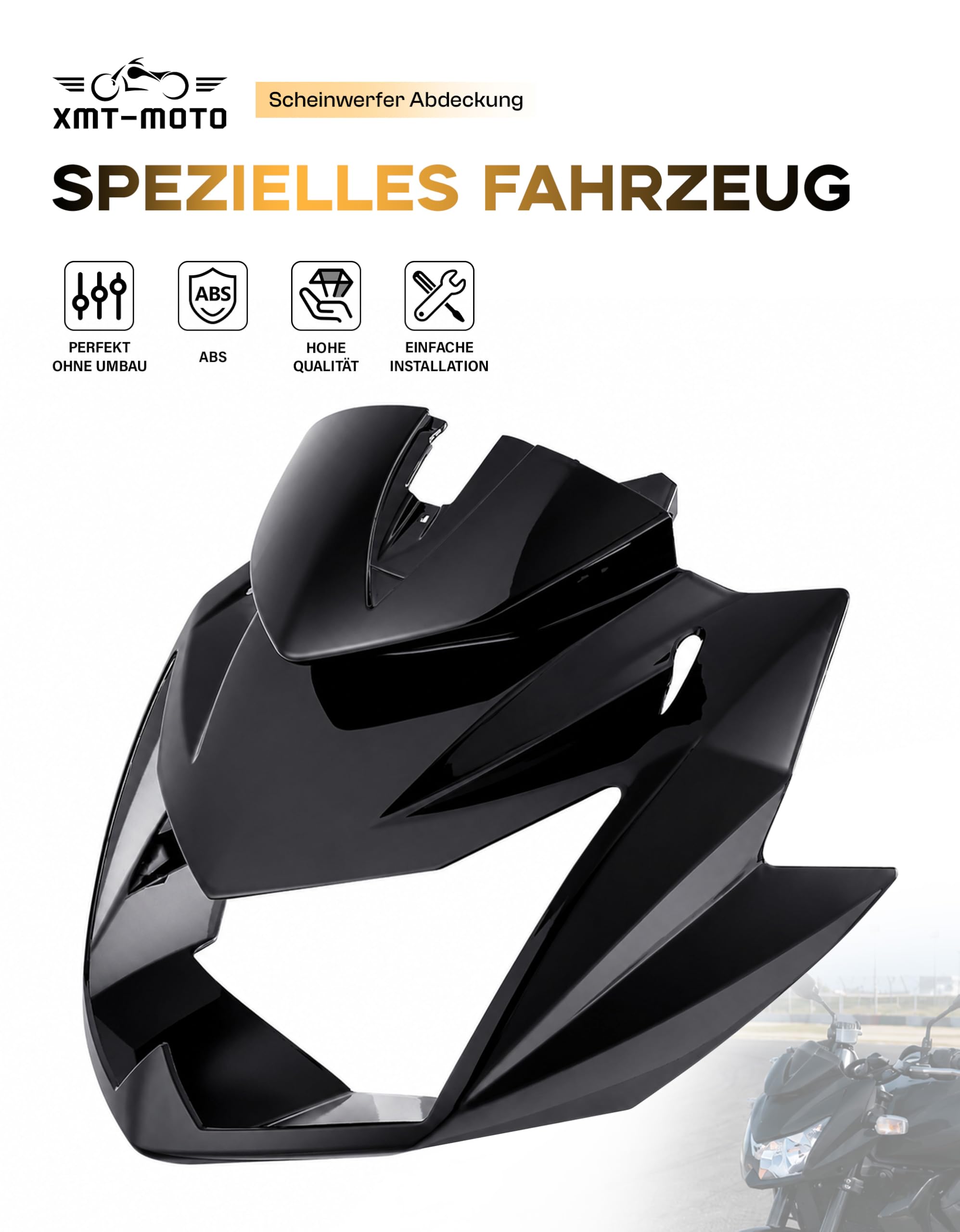 Carenado de faro para Kawasaki Z750 2007-2012