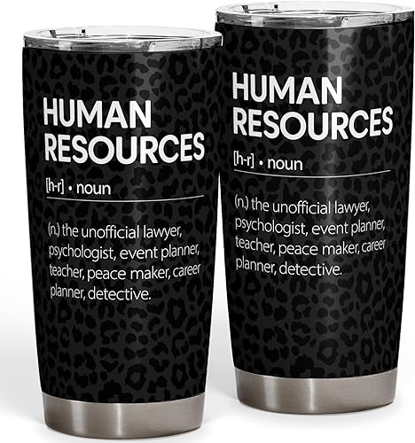 Miniatura 6 de Regalos divertidos de recursos humanos, vaso de definición de sustantivo de recursos humanos, regalos de oficina para mujeres y hombres, regalos de
