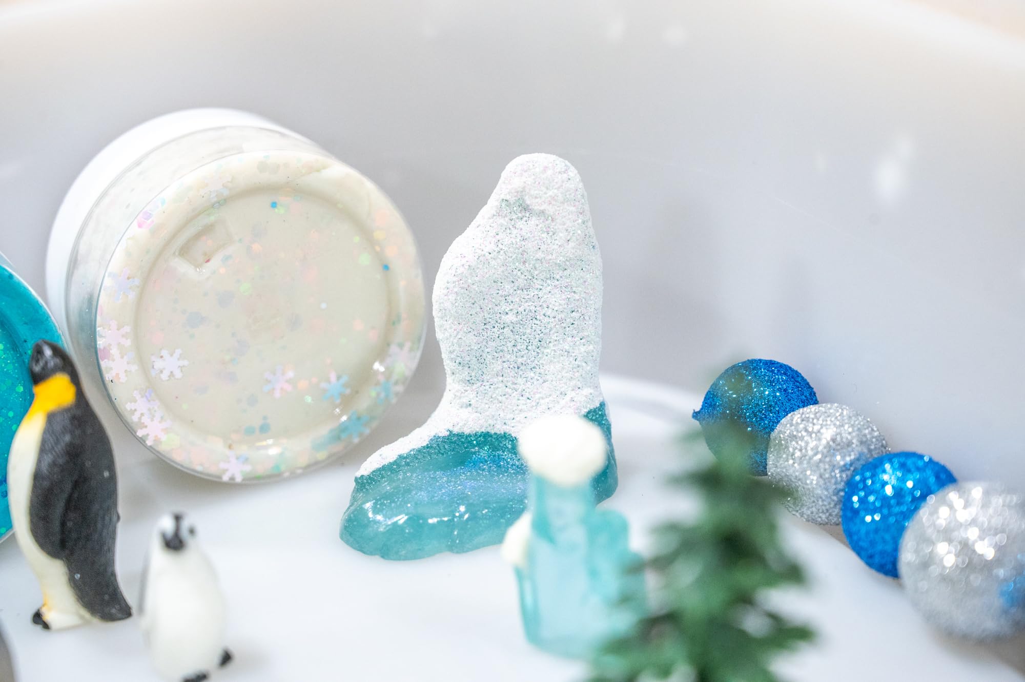 Kit de pâte à modeler d'hiver – Animaux arctiques et