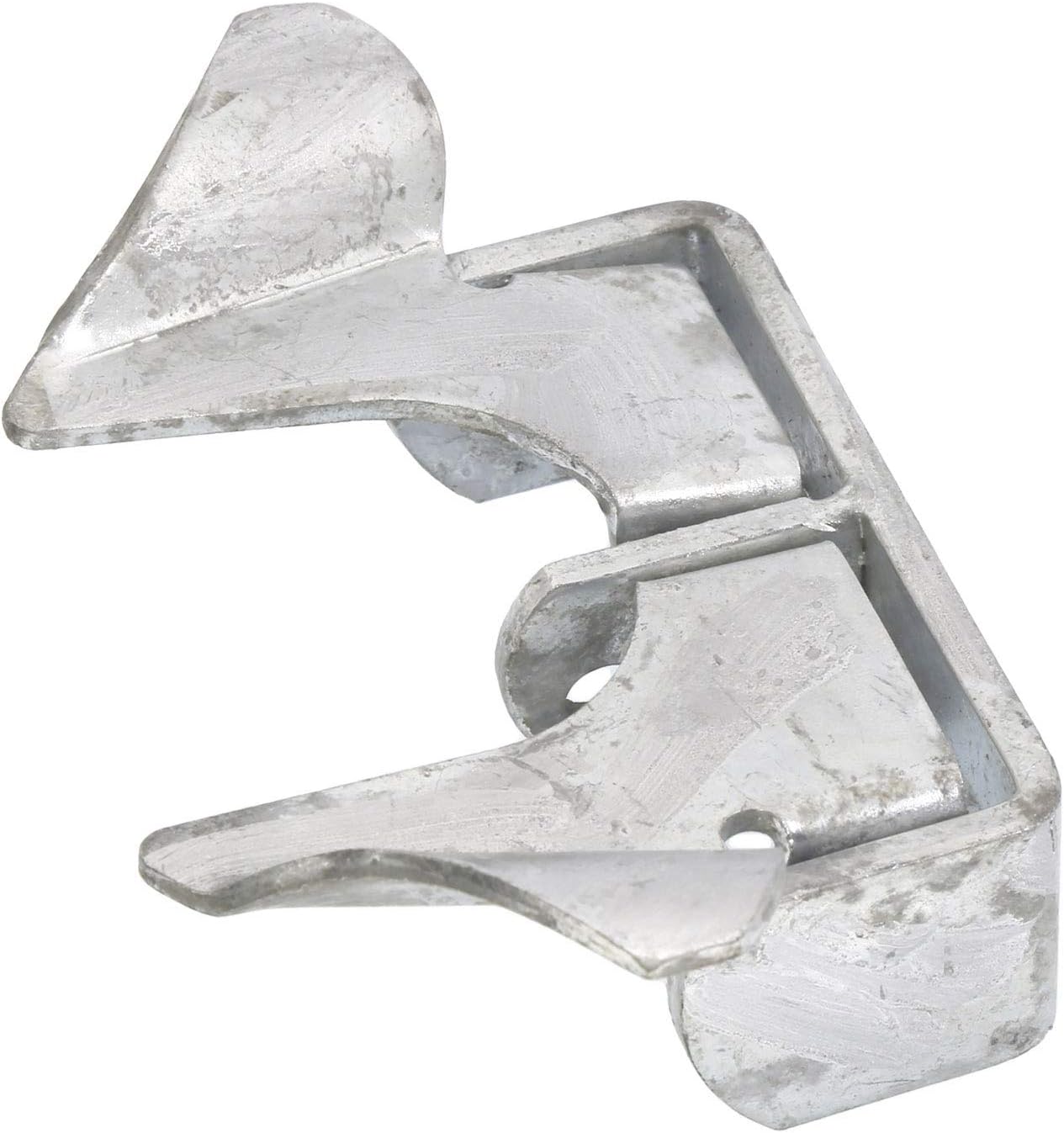 Wall Mount Gate Butterfly Fork Latch - 1-3/8" Fork, Chain link Fence gate hardware, Chain link Fence Gate parts