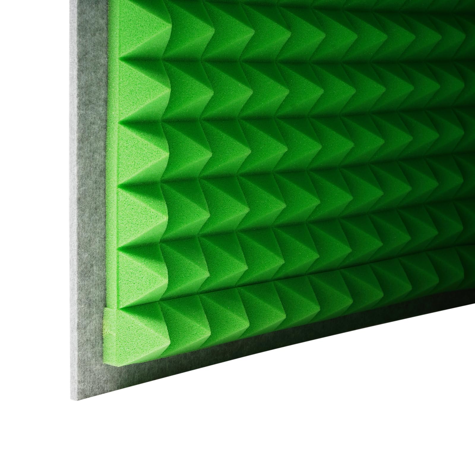 Copertura insonorizzata per desktop - Studio di registrazione pieghevole per insonorizzazione - 60 x 60 cm, esterno grigio interno verde - ideale per Home Studio, podcaster e musicisti
